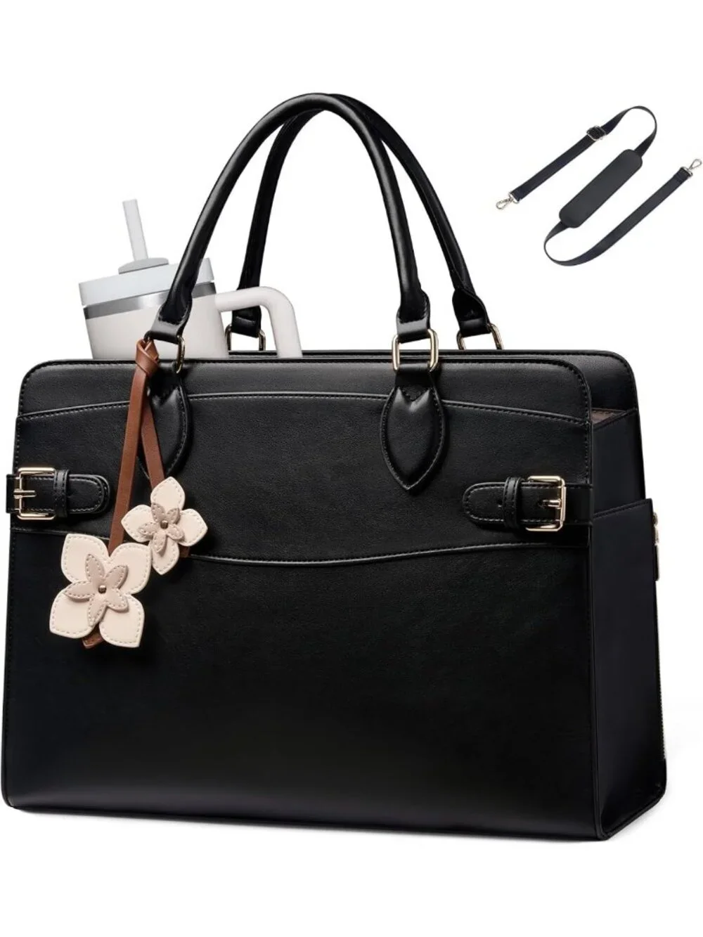 Stylish Waterproof Laptop Tote Bag for Women | 15.6